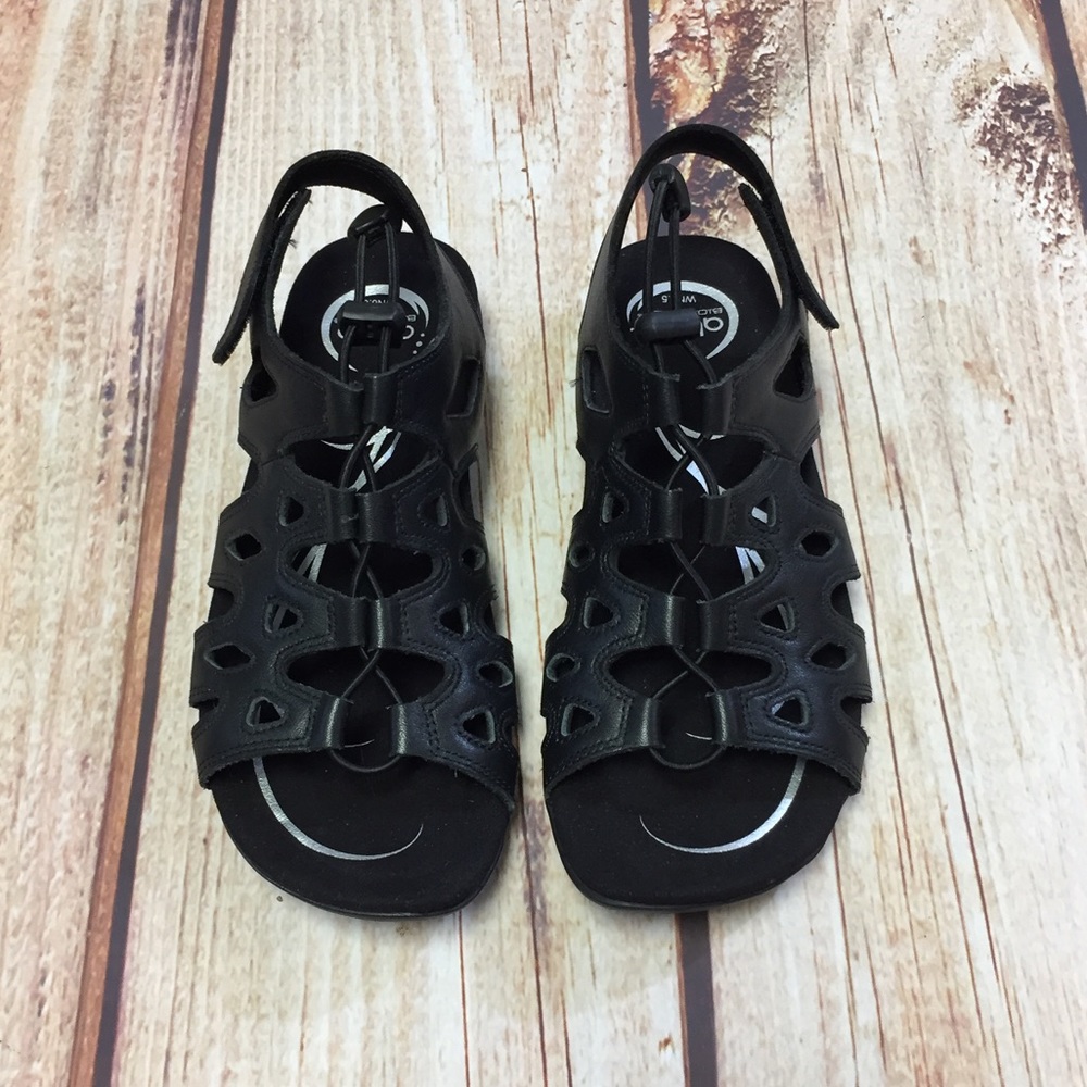 NIB ABEO Bina Sandals Black Size US 6.5